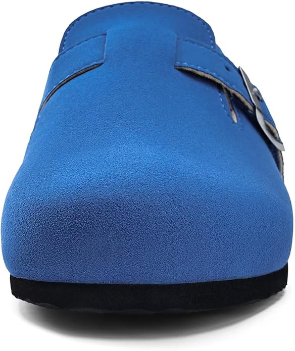 Torotto Kids Clogs Cork Footbed Slippers Arch Support Potato Shoes with Adjustable Buckle for Boys Girls