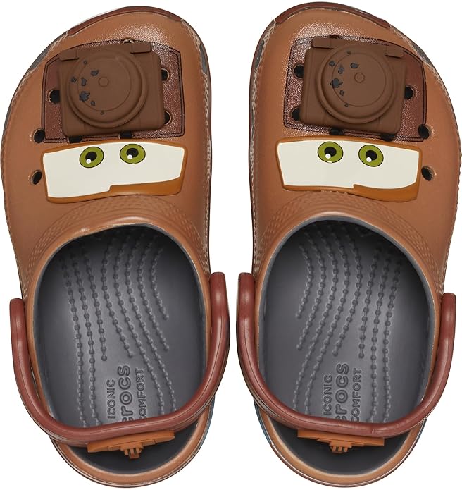 Crocs Unisex-Child Disney Cars Mater Classic Clogs, Cars Mater