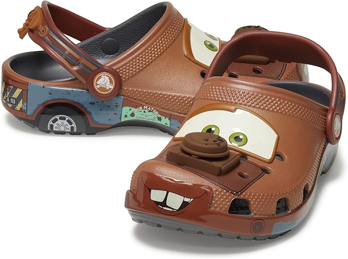 Crocs Unisex-Child Disney Cars Mater Classic Clogs, Cars Mater