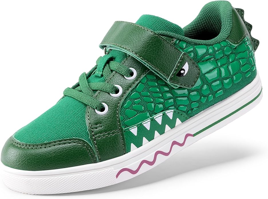 DREAM PAIRS Boys Sneakers Little Kids Toddler Shoes Storybook Causal Walking Shoes Non-Slip with Hook and Loop