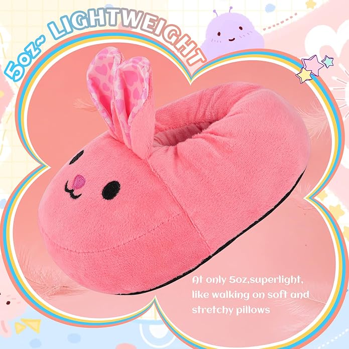 Guyarns Unisex Toddler Slippers,Girls Boys Christmas Slippers Little Big Kids Plush Warm House Shoes Bedroom Cute & Cozy Indoor Shoes