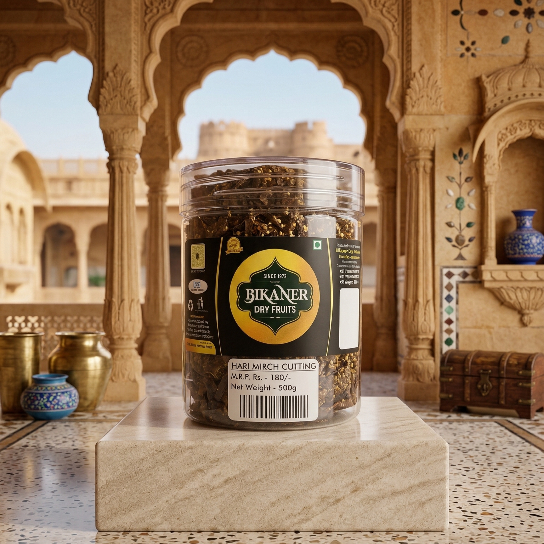 Hari Mirch Cutting Achar