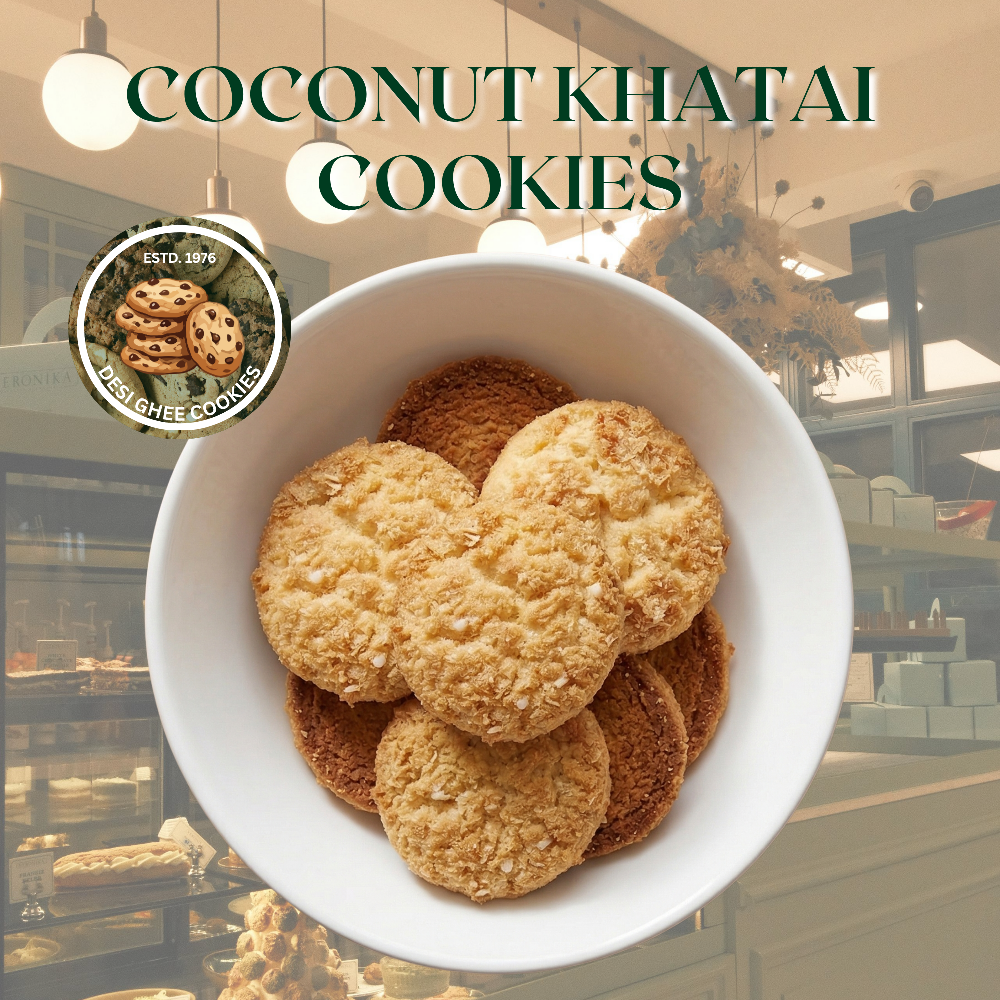 Coconuts Khatai Cookies