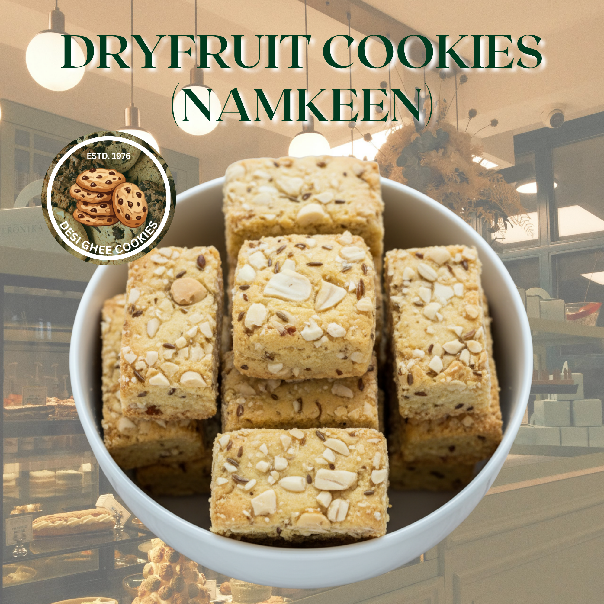 Dryfruit Cookies (Namkeen)