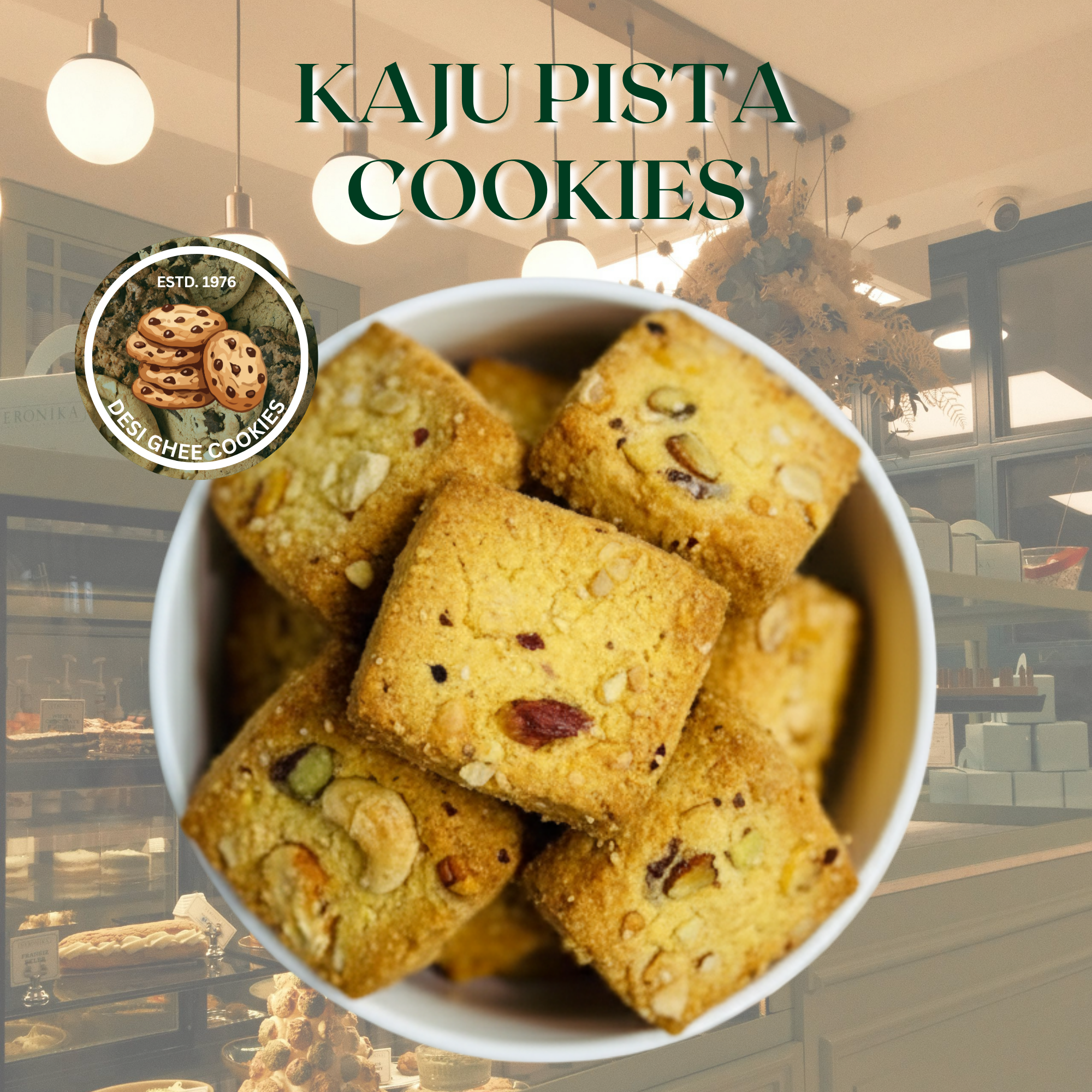 Kaju Pista Cookies