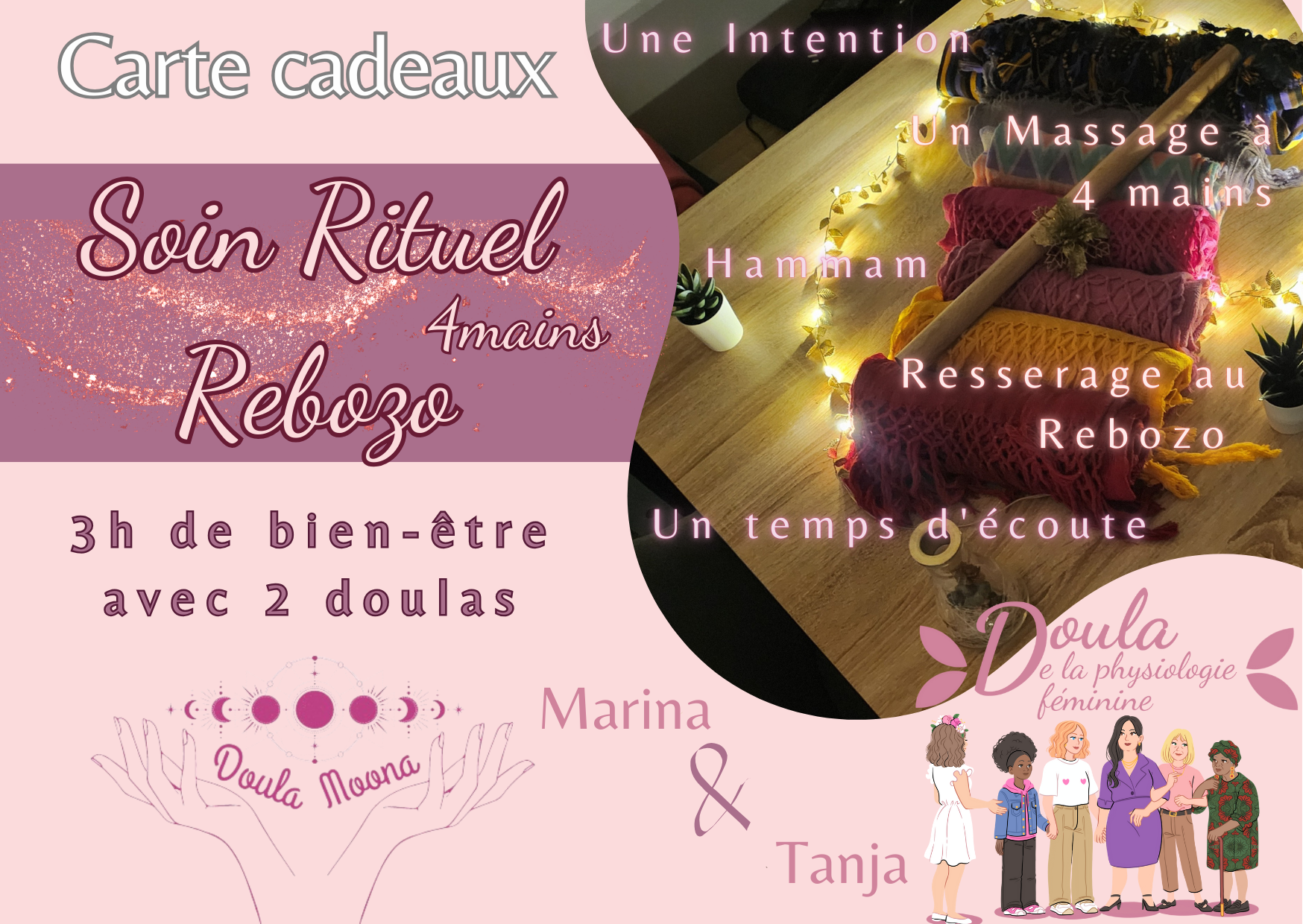 Rituel Rebozo 4 mains