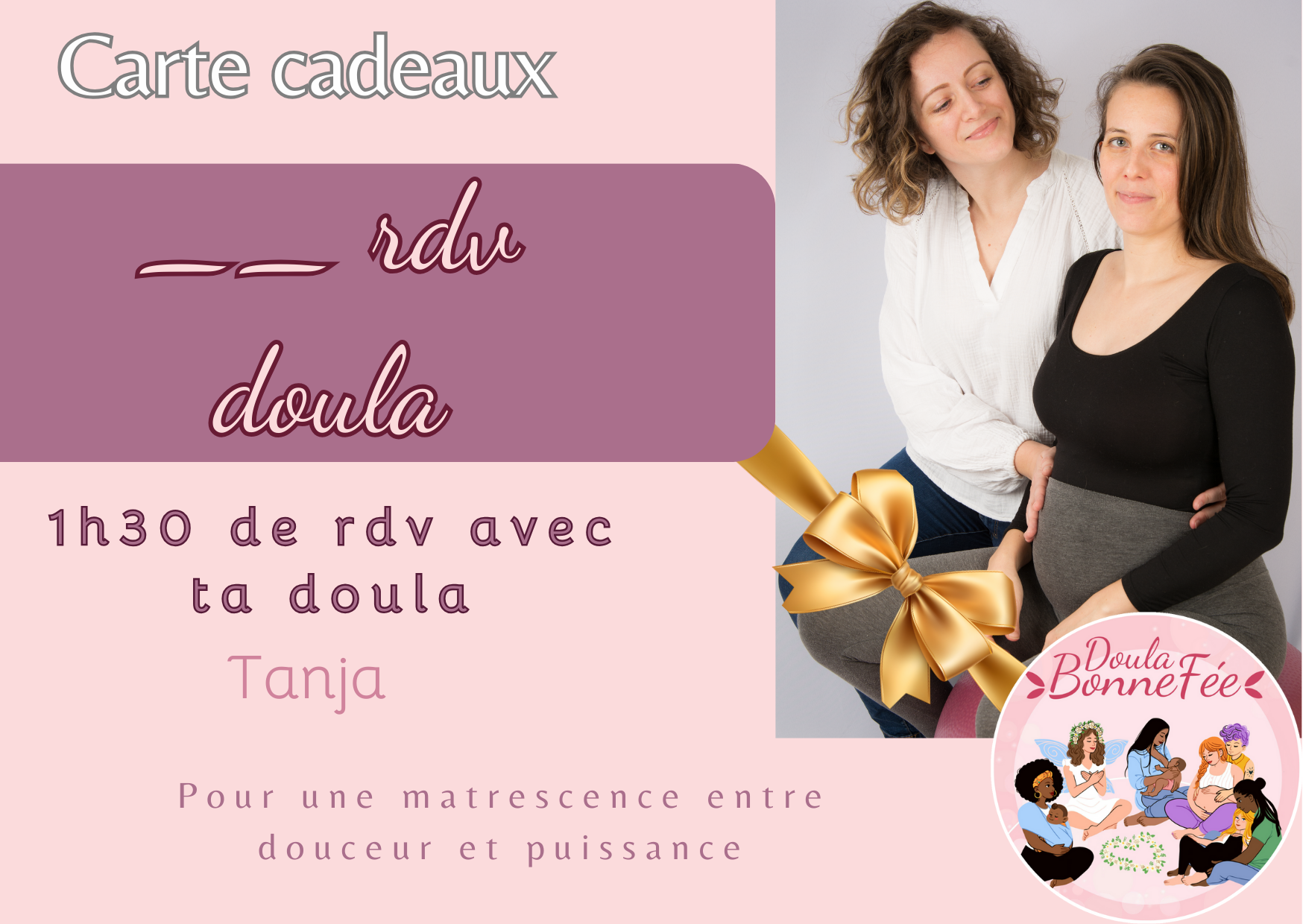 Carte cadeau rendez-vous doula