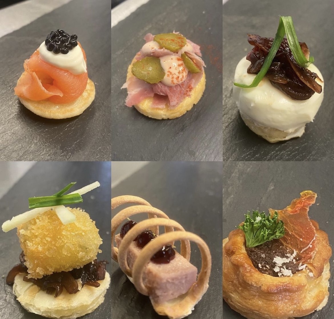 Canapés gourmet surtidos