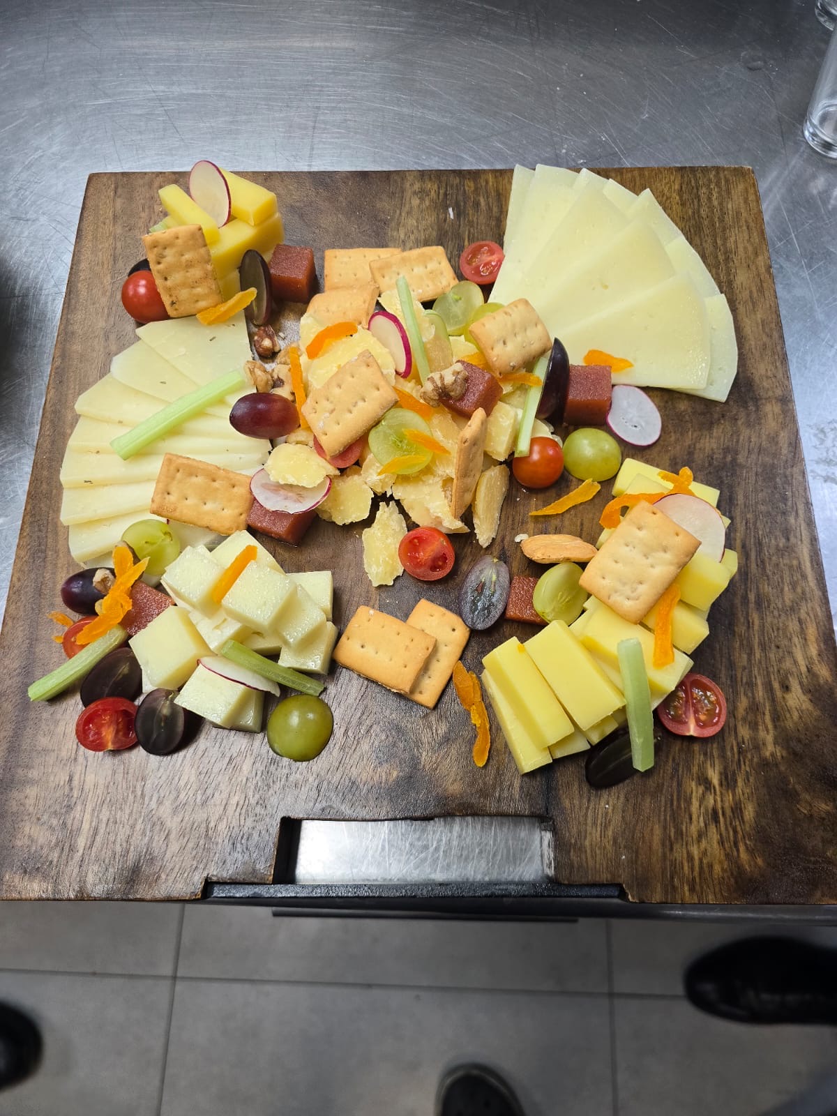 Tabla de quesos gourmet