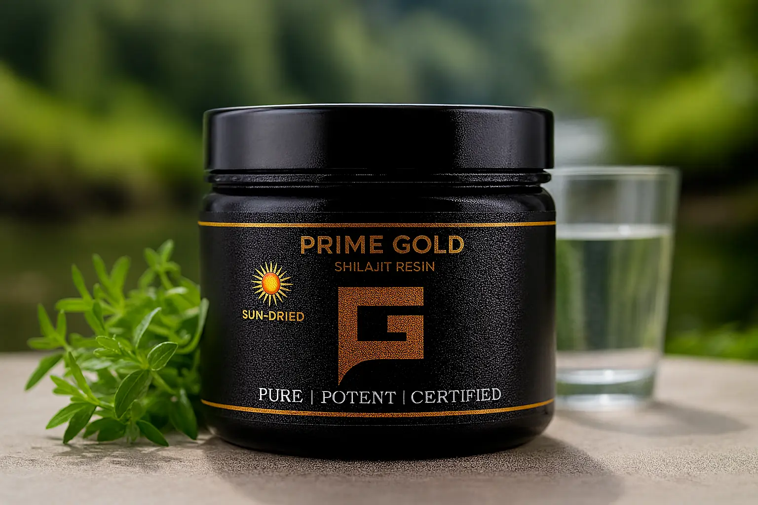 Prime Gold Shilajit 100g - Pure Himalayan Fulvic Acid Supplement