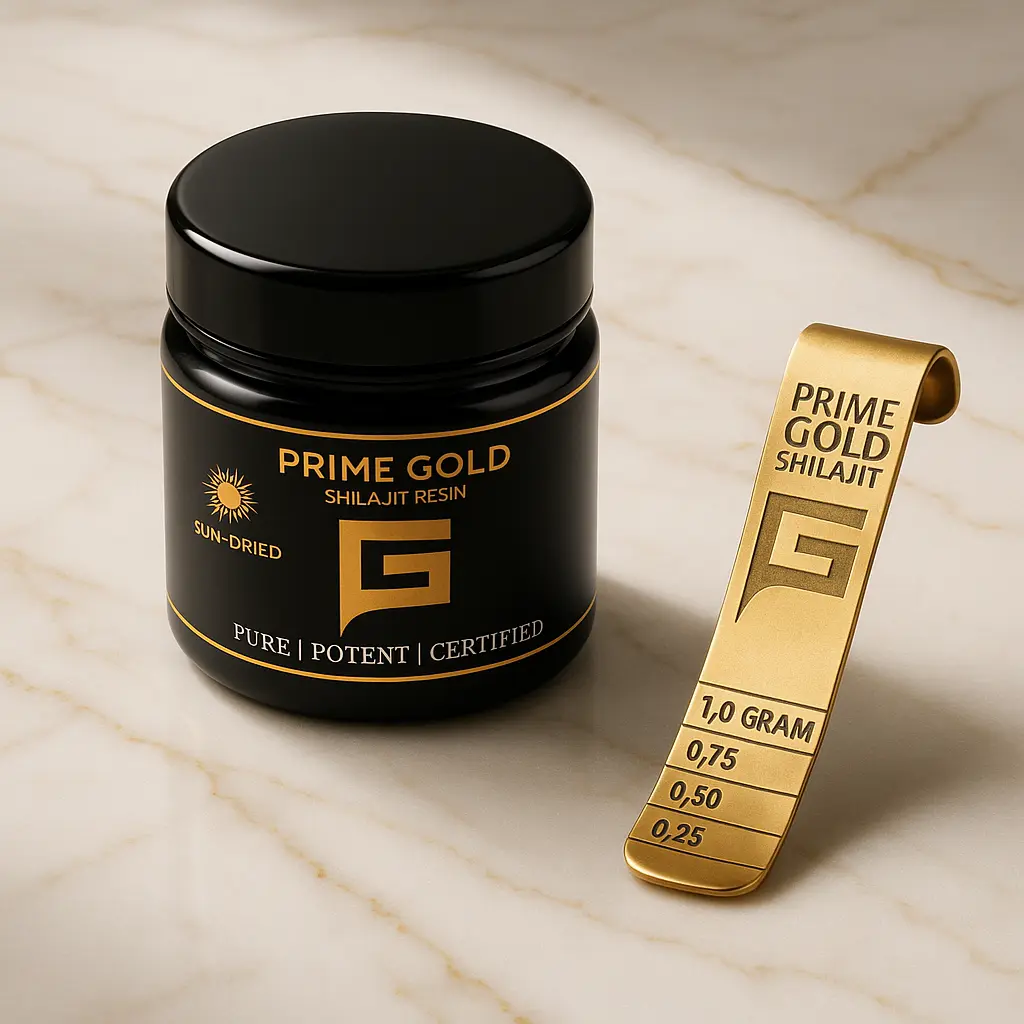 Prime Gold Shilajit 100g - Pure Himalayan Fulvic Acid Supplement