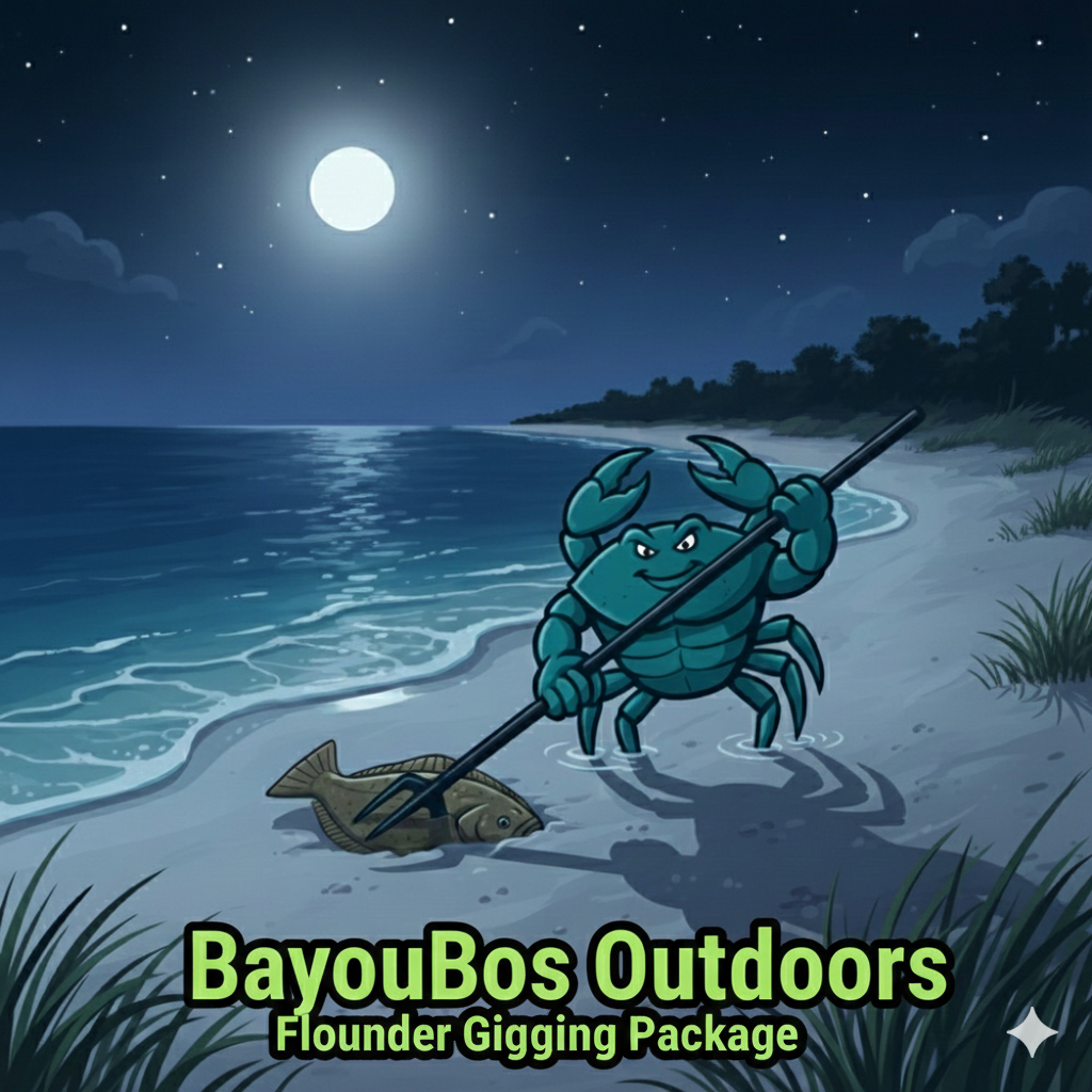 BayouBos Outdoors Flounder Gigging Package
