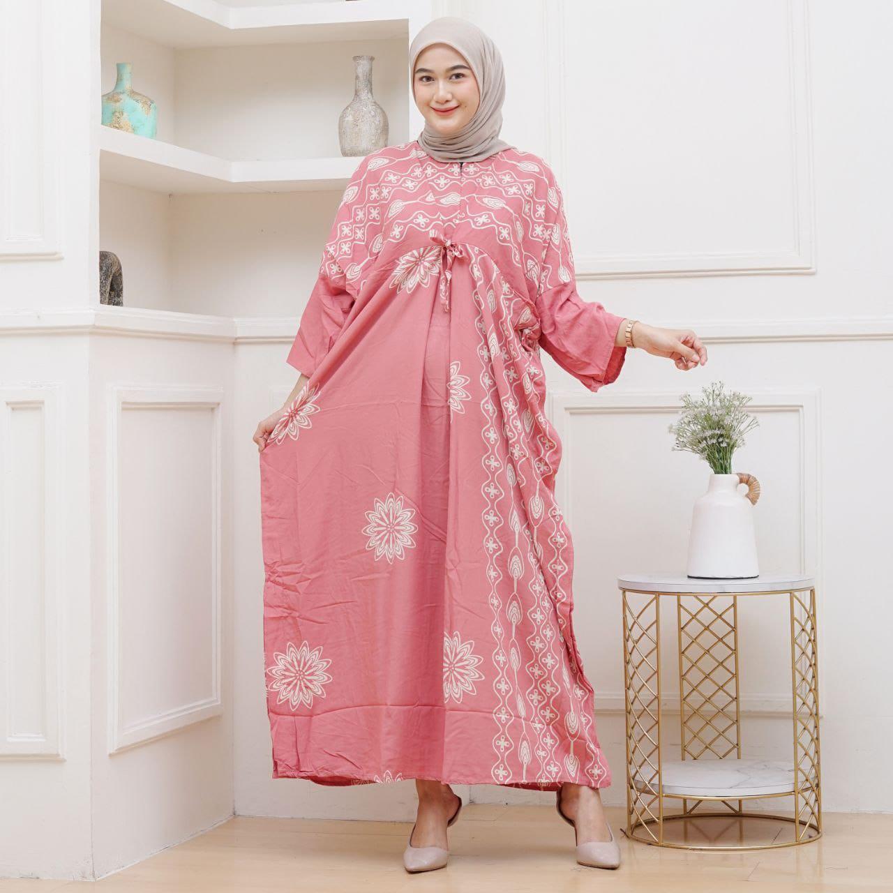 Gamis Batik Ungu