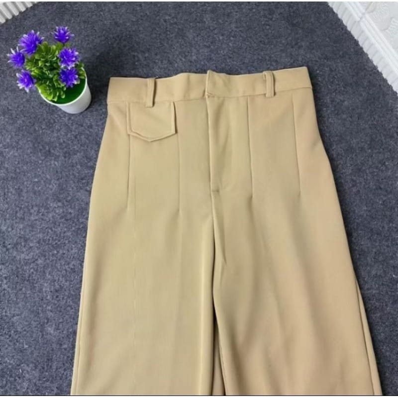 Celana wide leg wanita