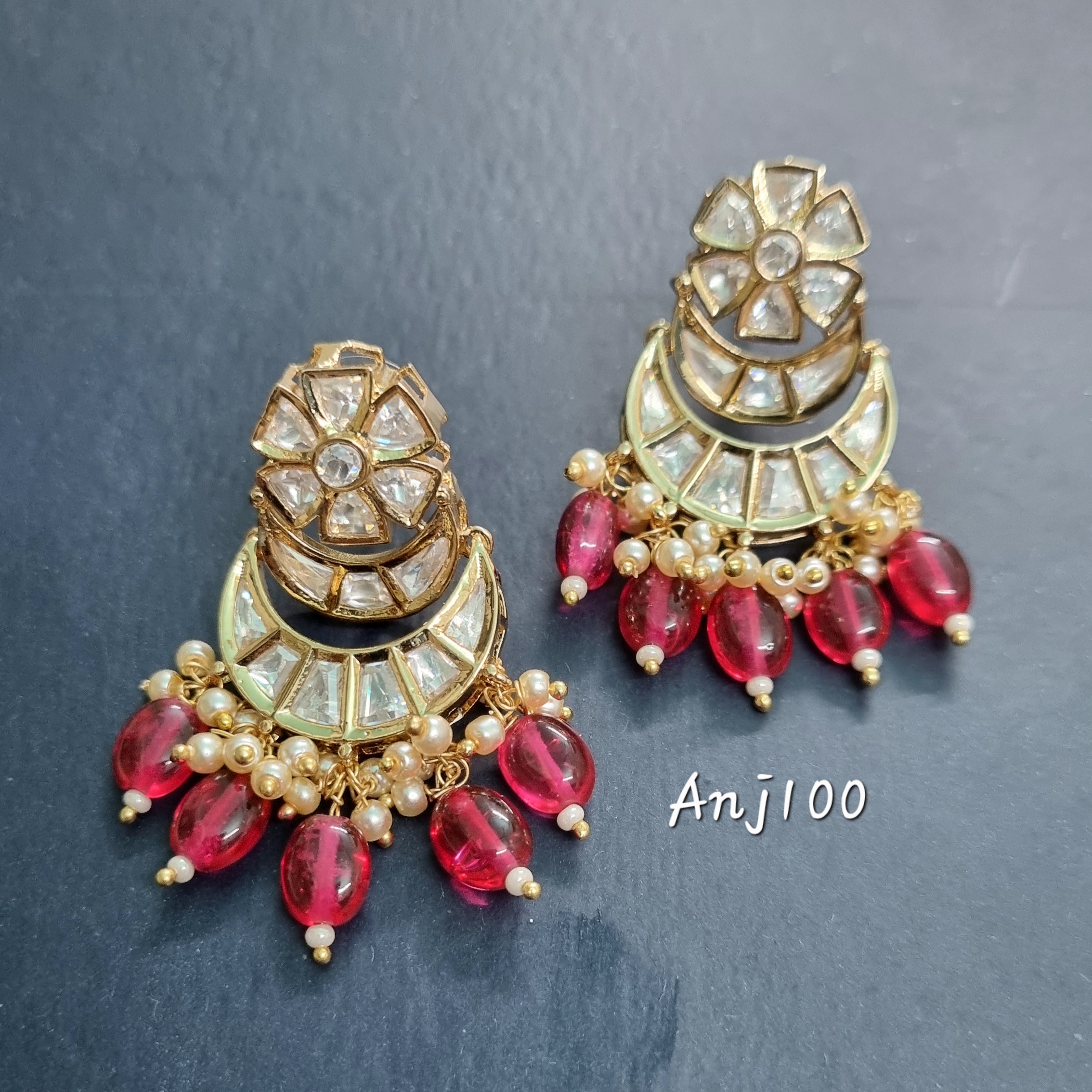 Traditional Kundan Earrings