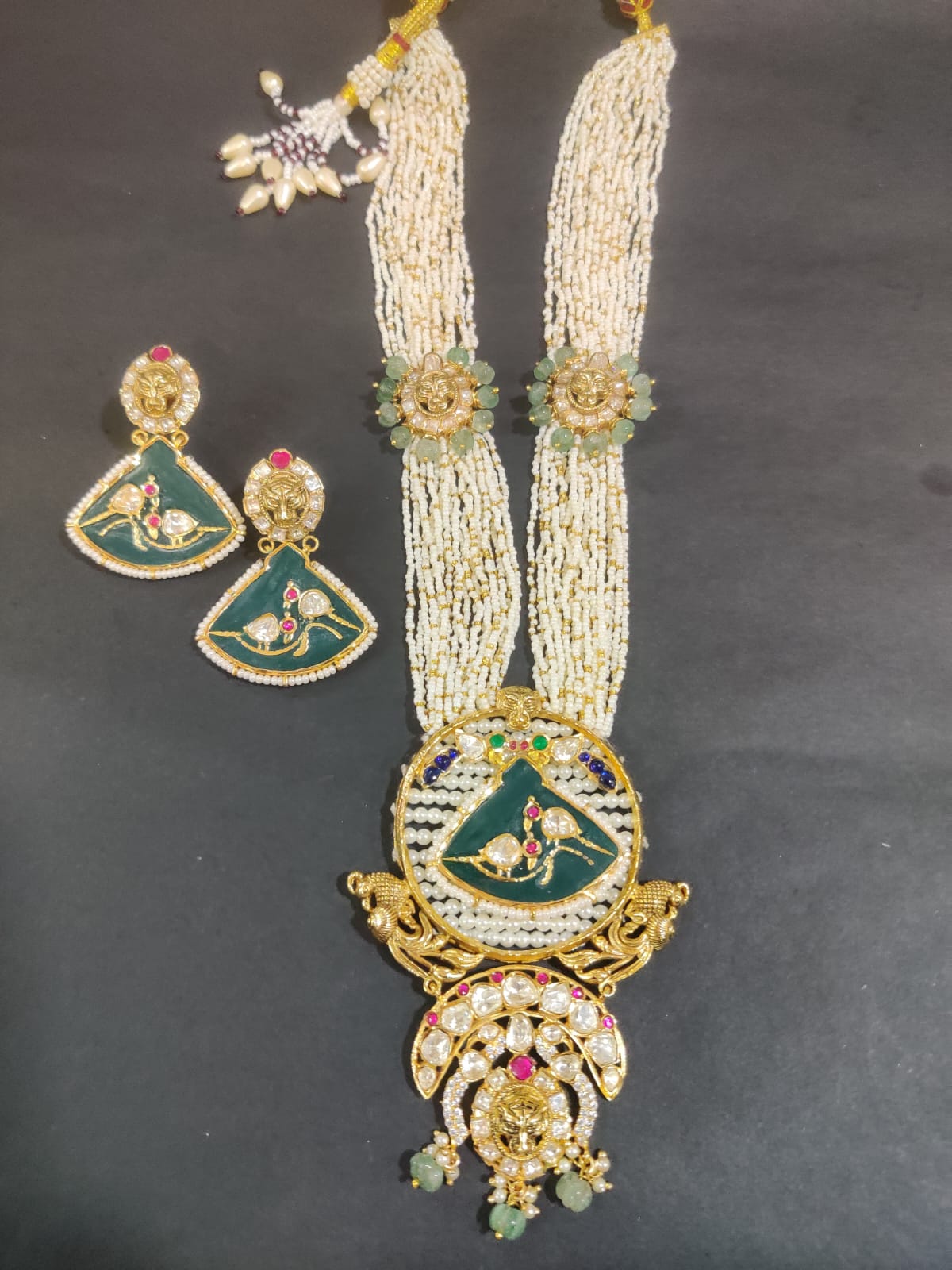 Handcrafted Moissanite Necklace Set