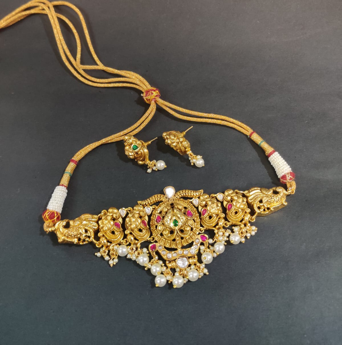 Antique Gold Necklace Set