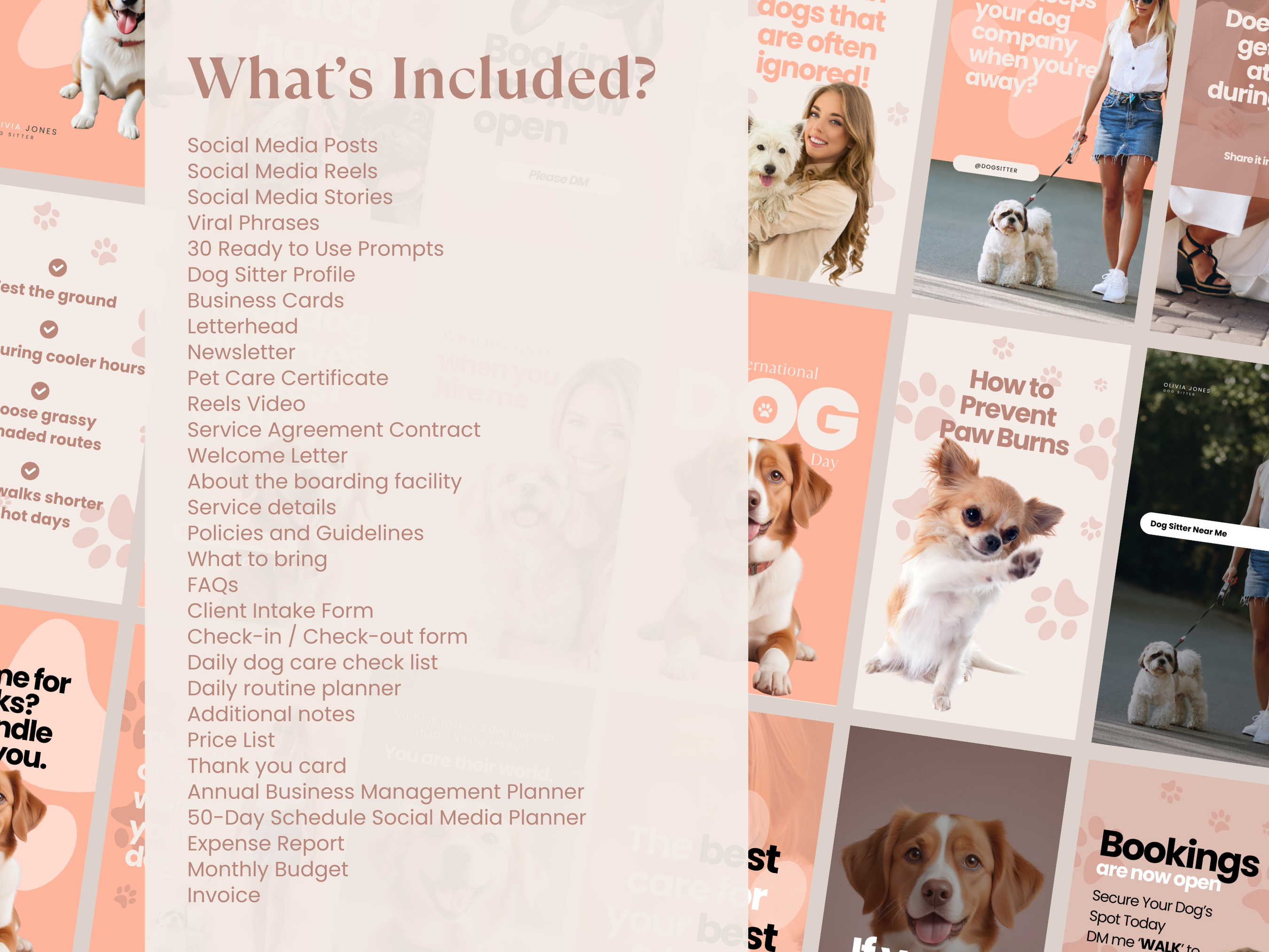 400+ Dog Sitter Business Pack
