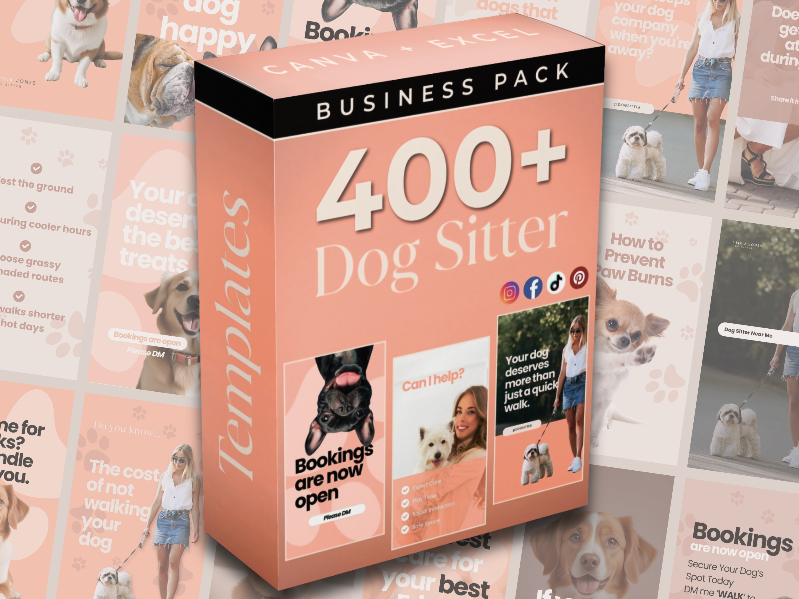 400+ Dog Sitter Business Pack