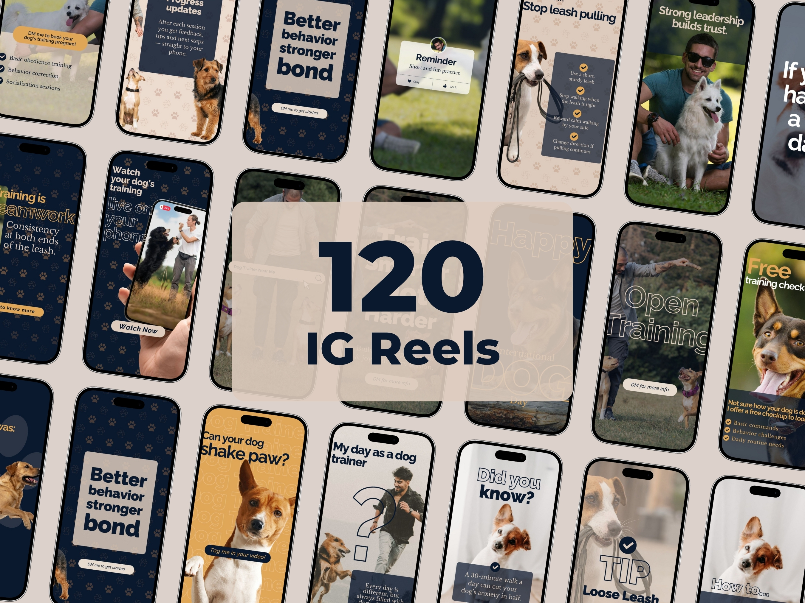 400+ Dog Trainer Social Media Pack
