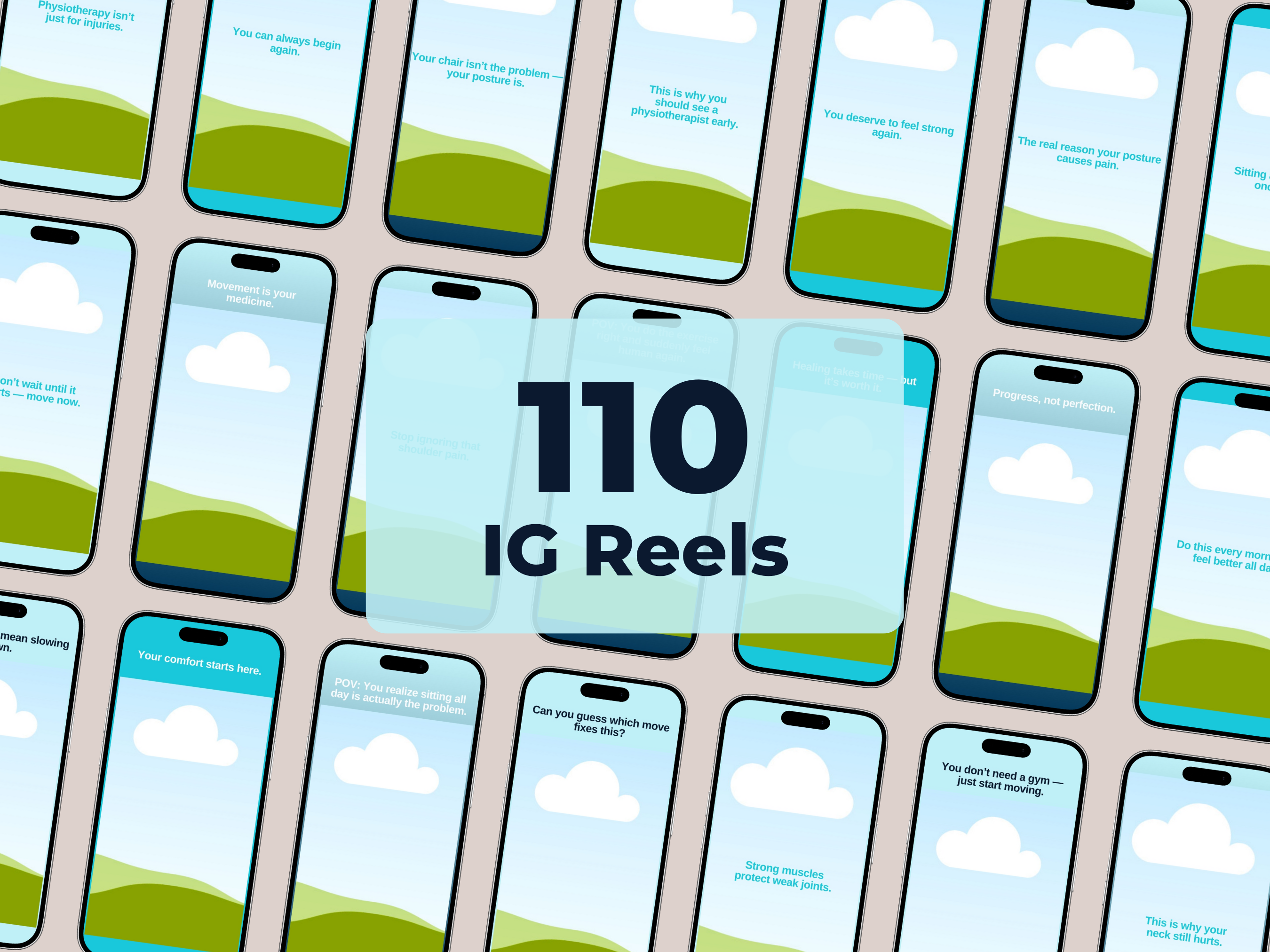 Physiotherapy Social Media Video Templates Pack