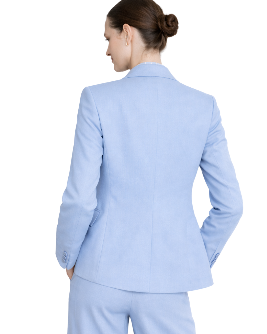 Blazer Celeste In Punto Roma