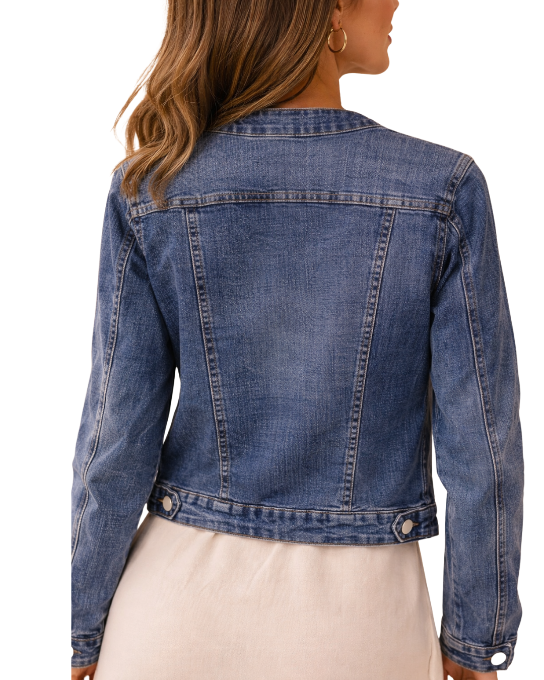 Giacca di jeans con perle