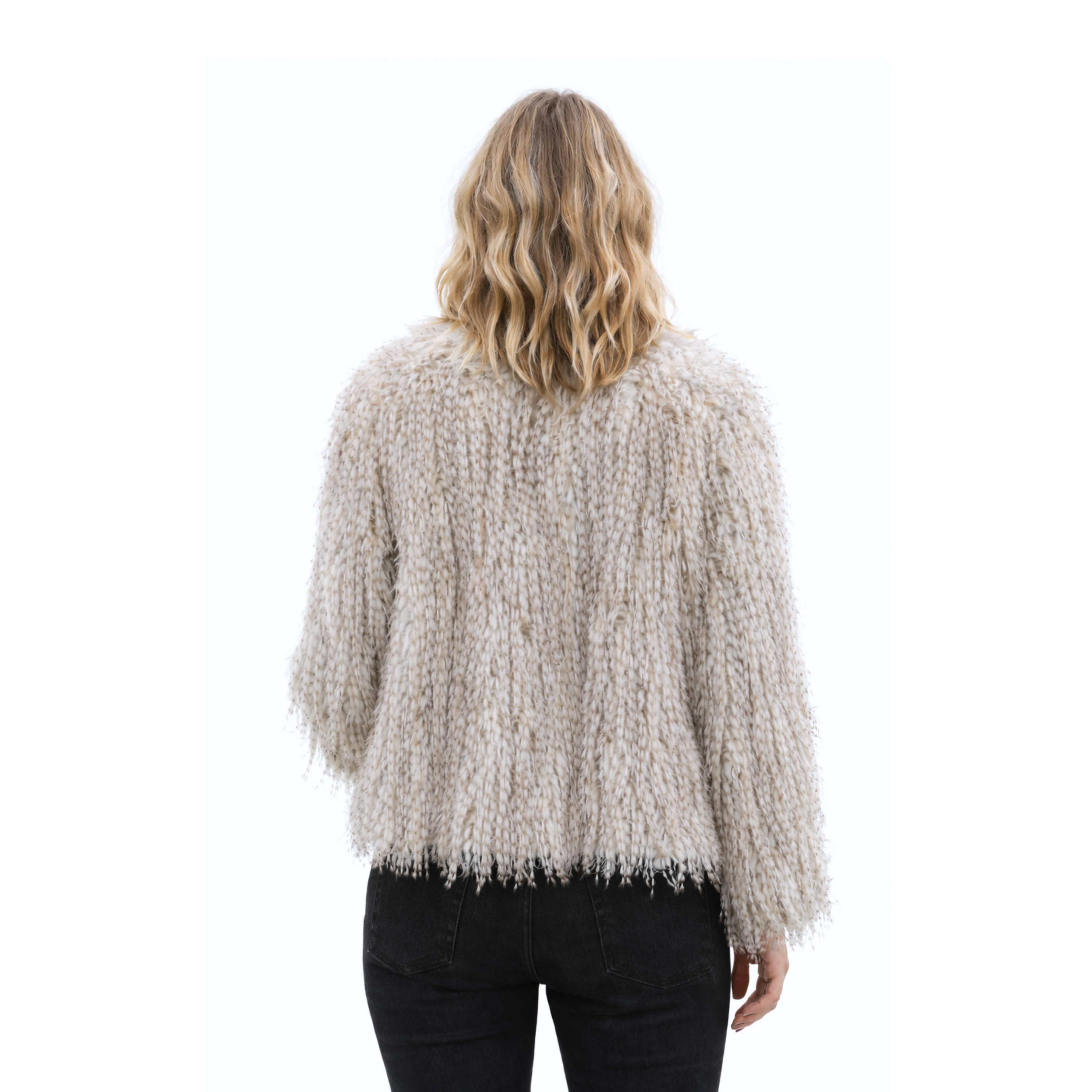 Faux Fur Shaggy Coat