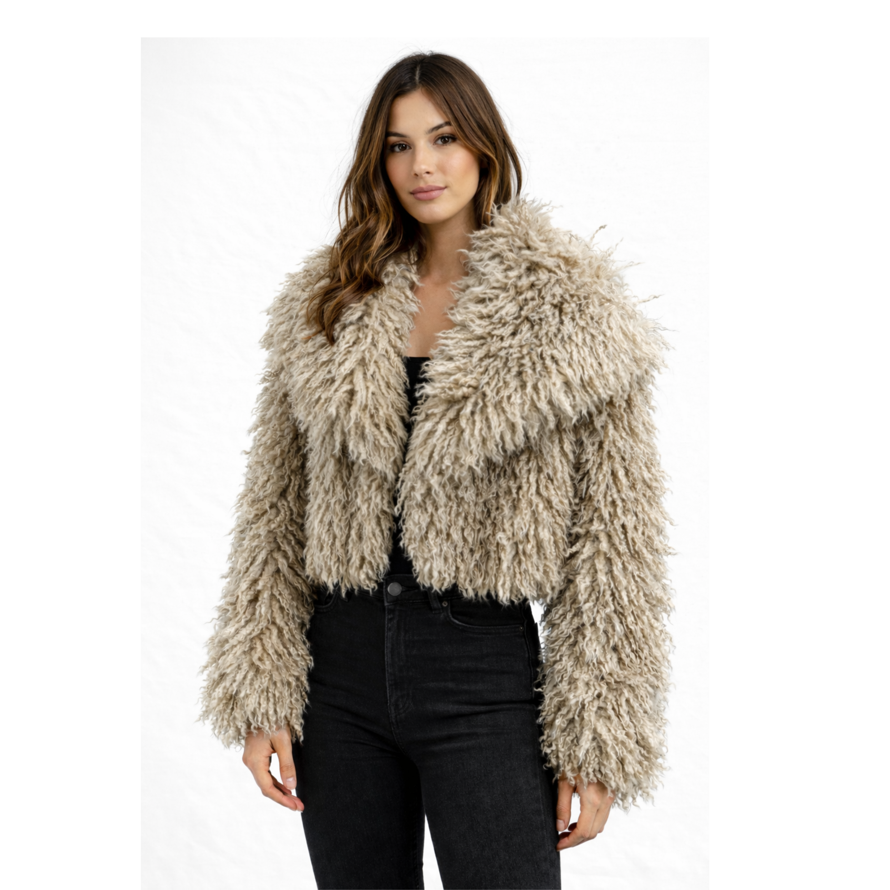 Shaggy faux fur Jacket