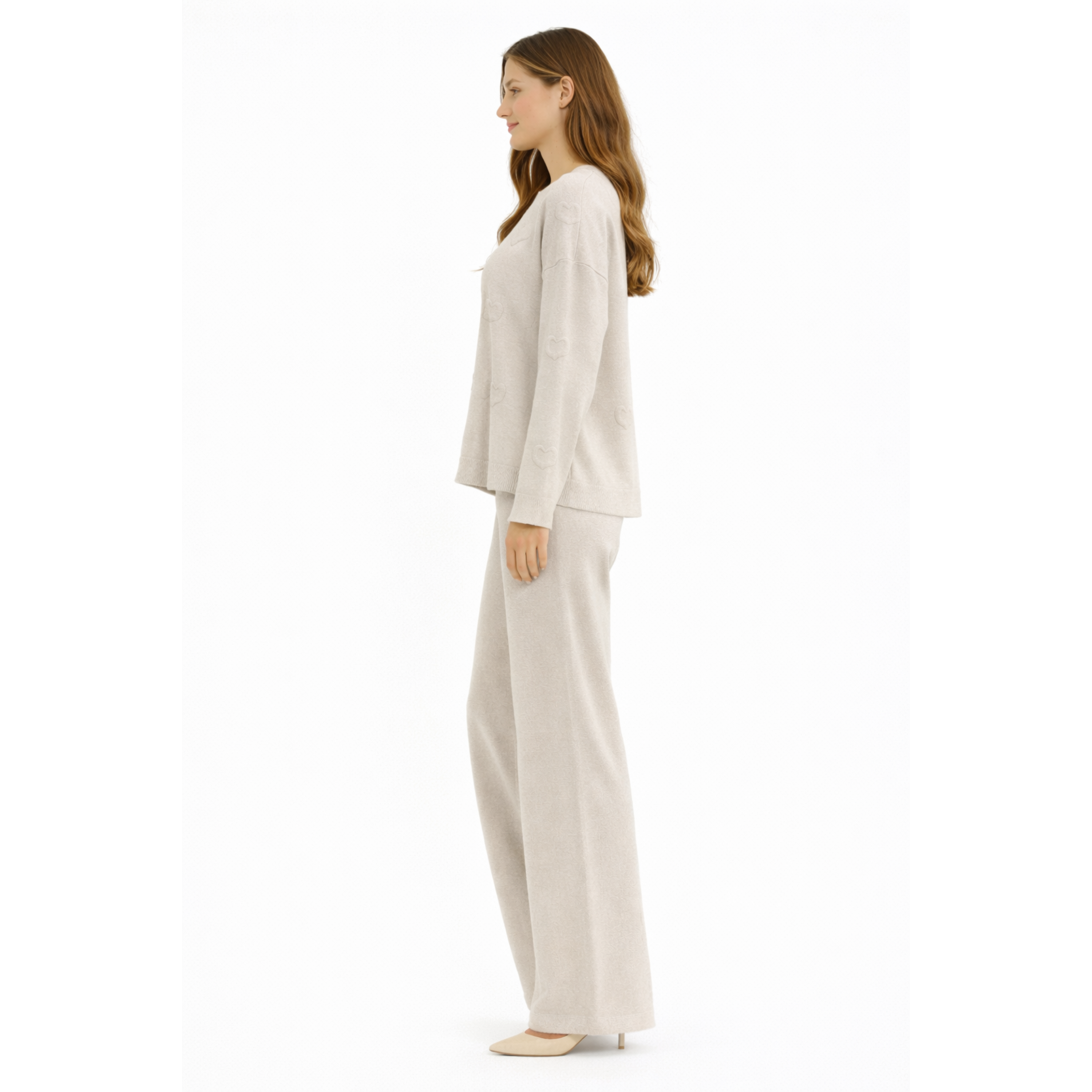 Beige Loungewear Set