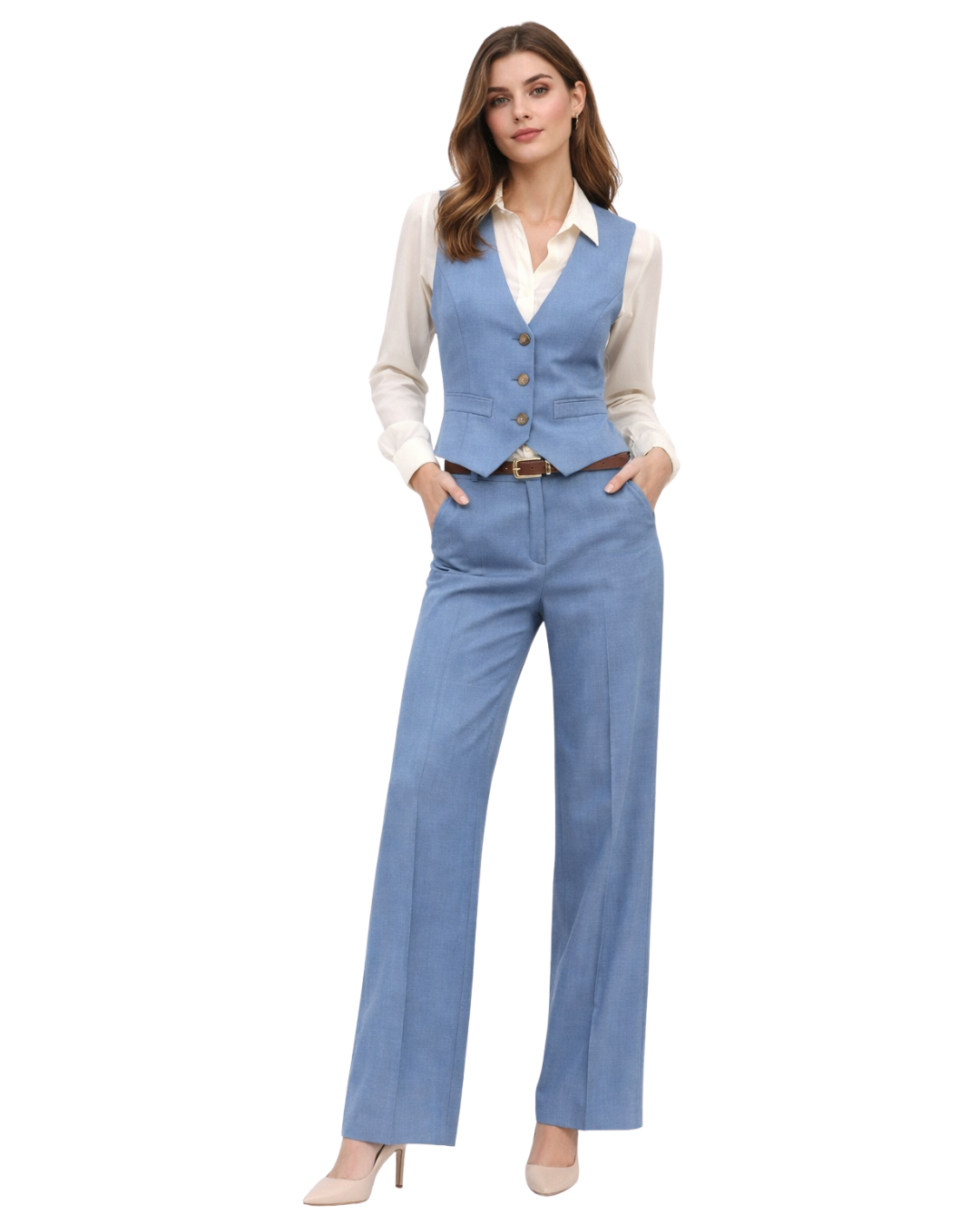 Completo donna Pantalone e Gilet