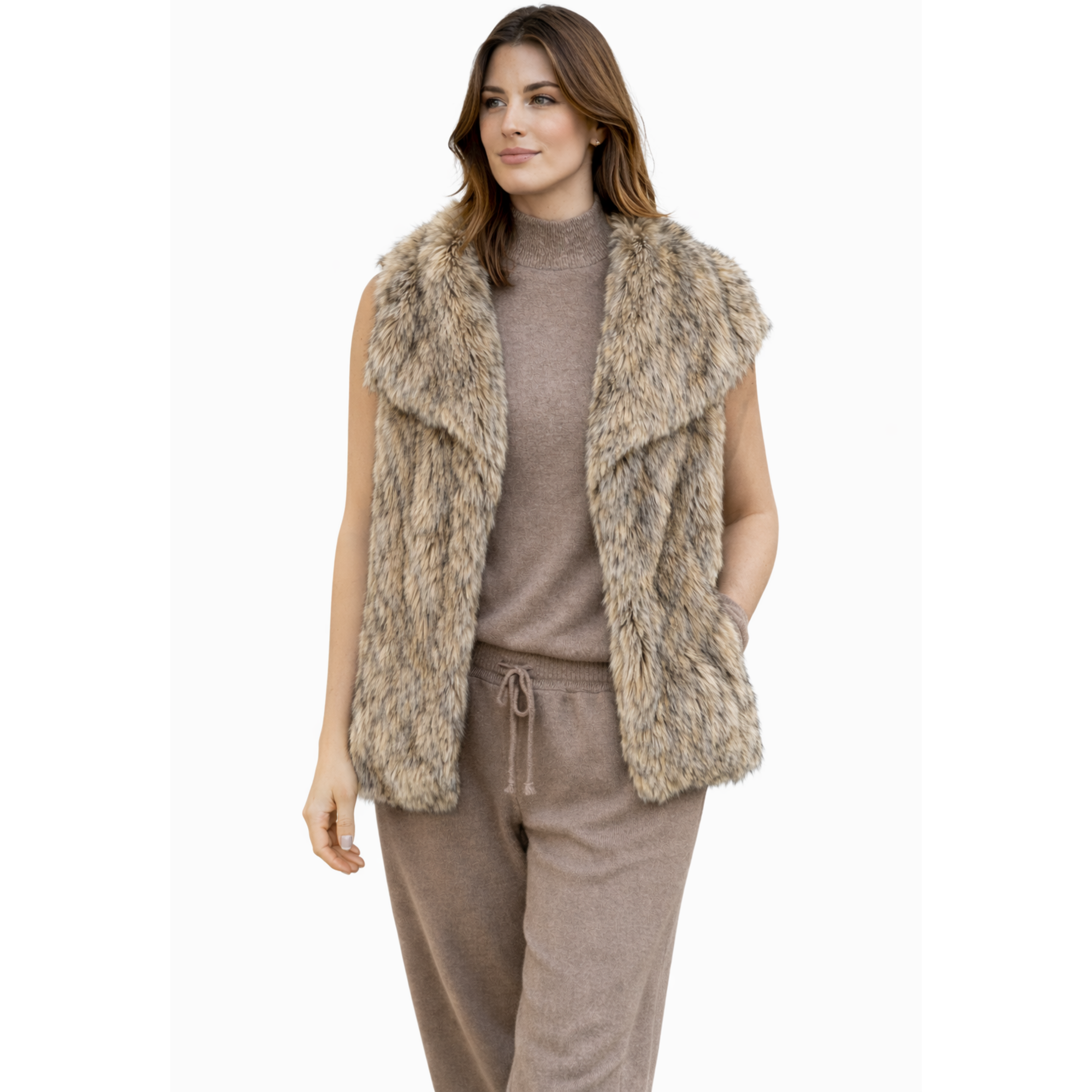 Gilet in ecopelliccia