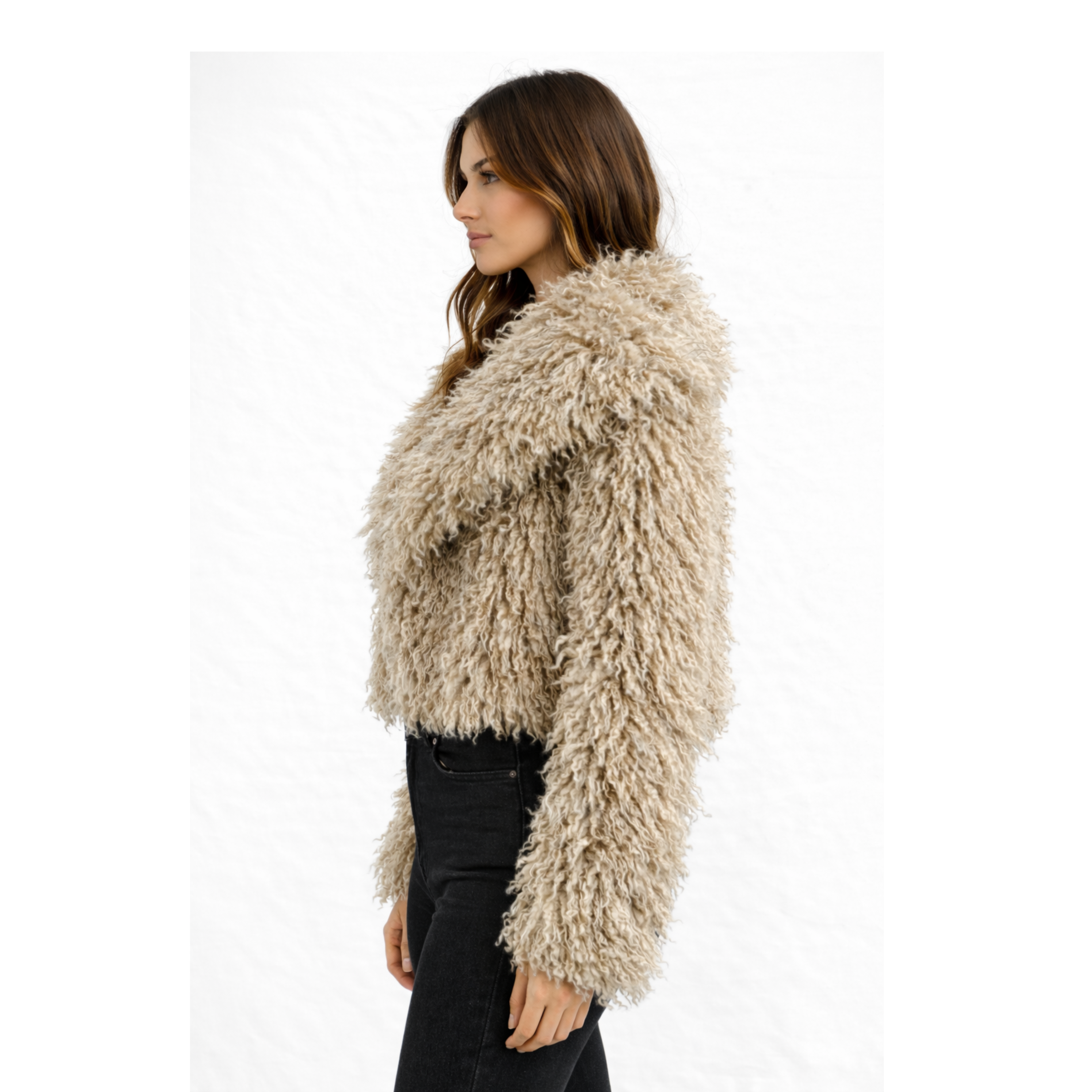 Shaggy faux fur Jacket