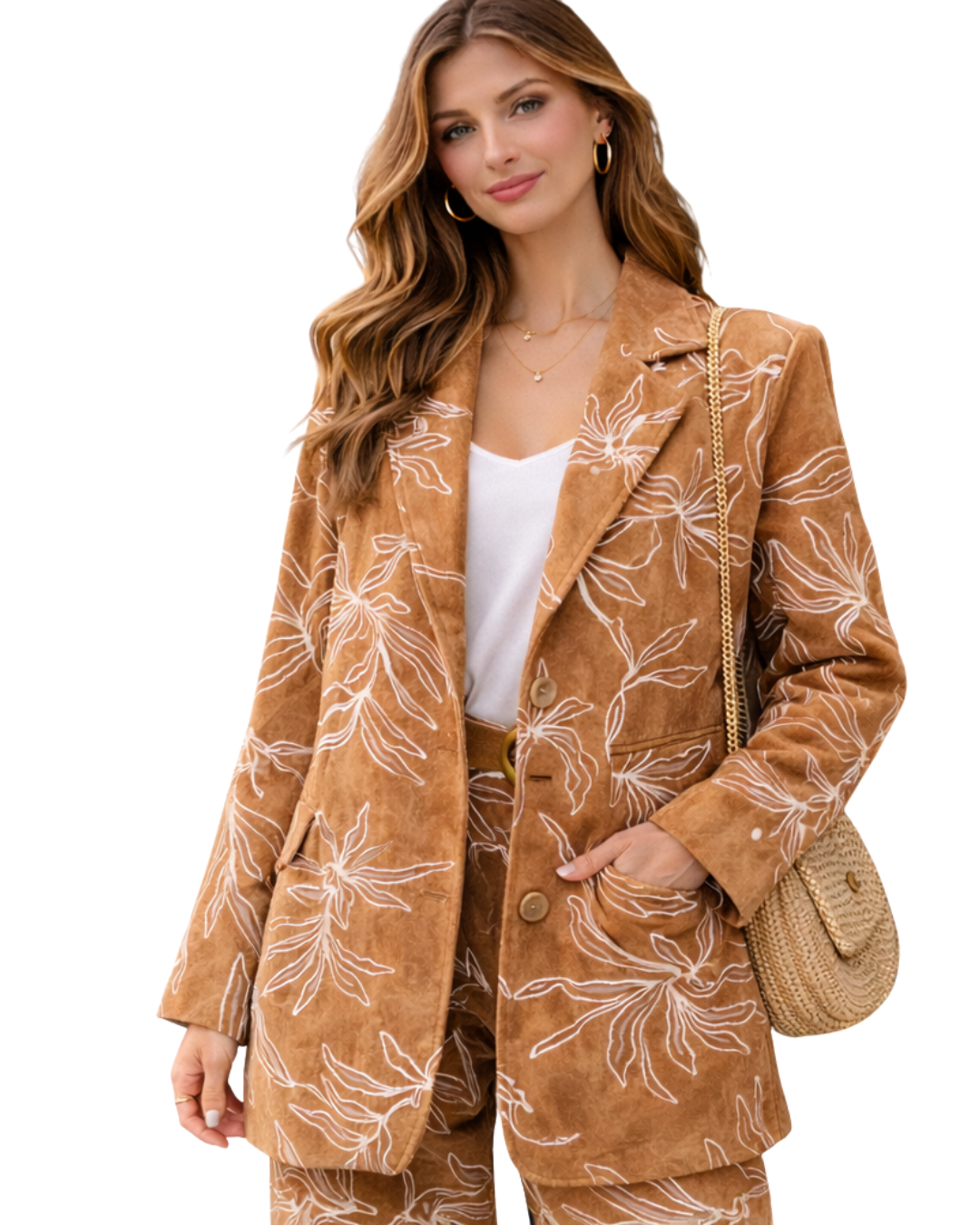 Blazer Terra Ricamato