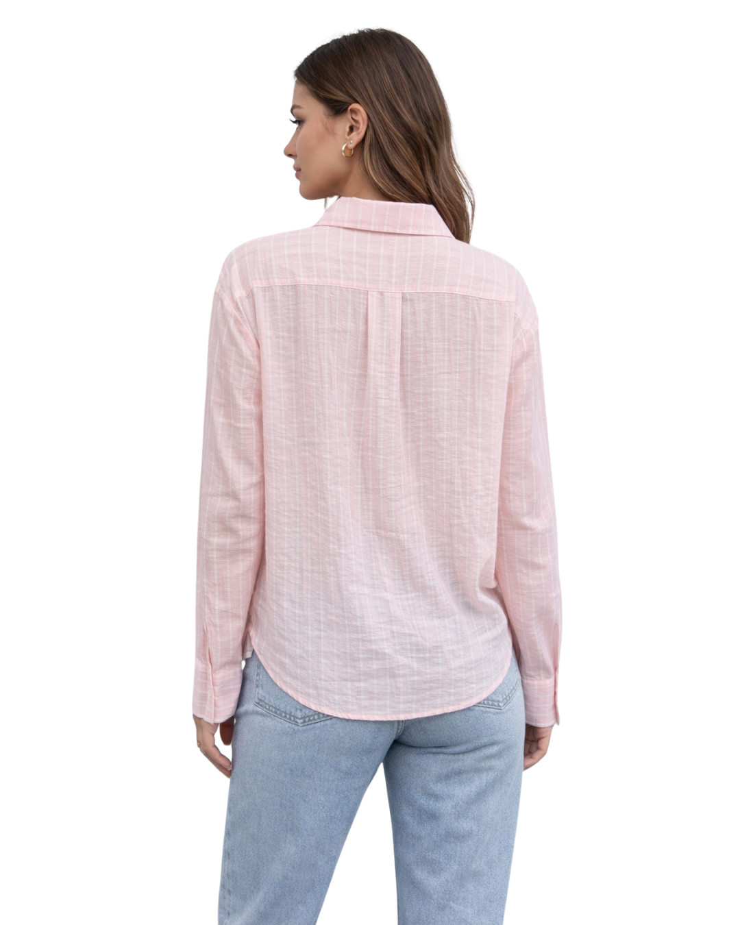 Camicia In Tencel Rosa