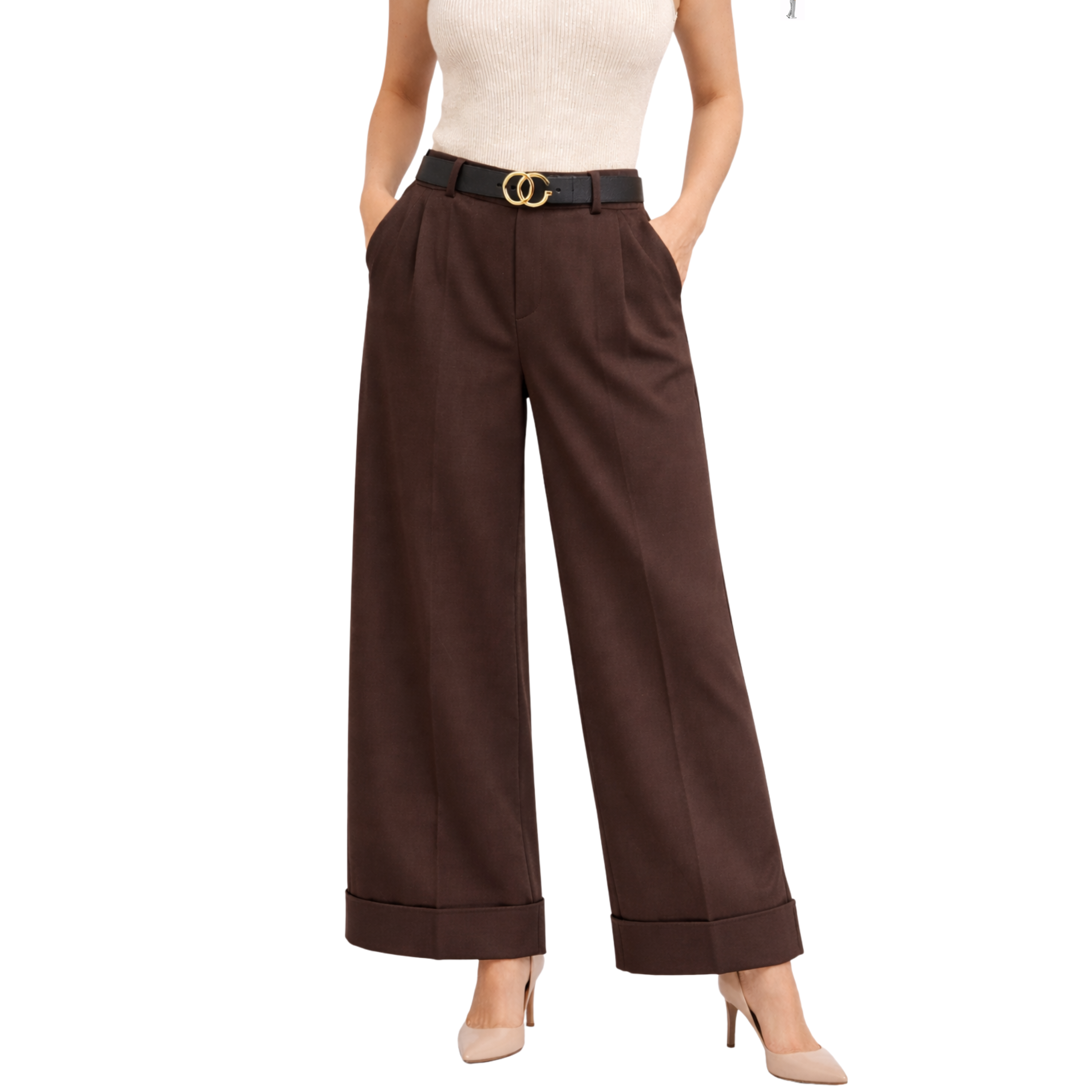 Pantaloni Palazzo Marroni