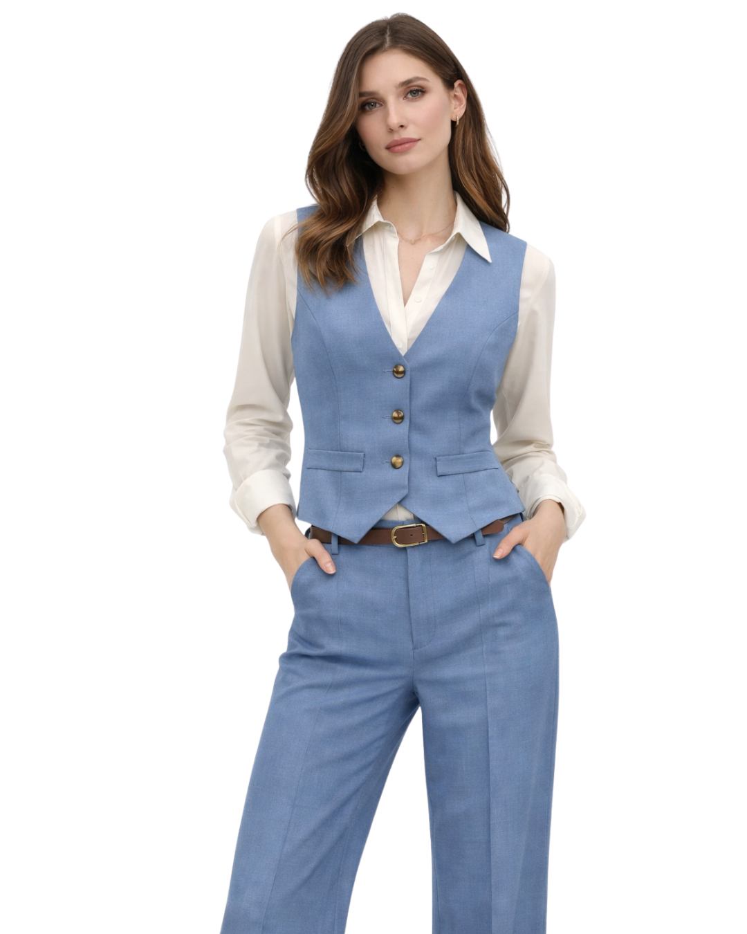 Completo donna Pantalone e Gilet