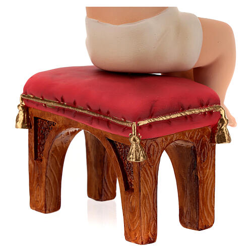 Niño Jesús sentado de yeso 20 cm