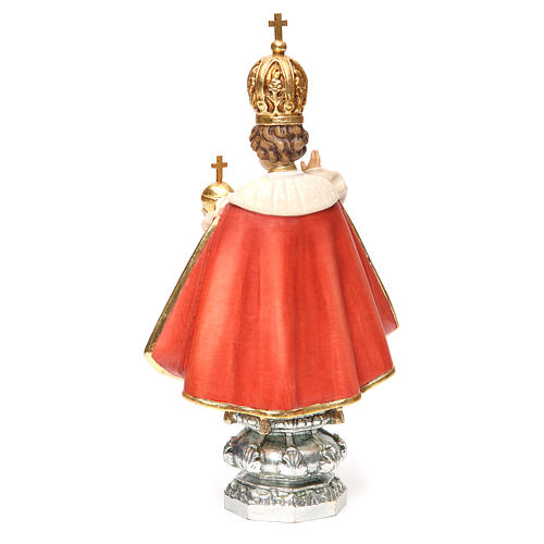 Niño Jesús de Praga, madera Valgardena pintada