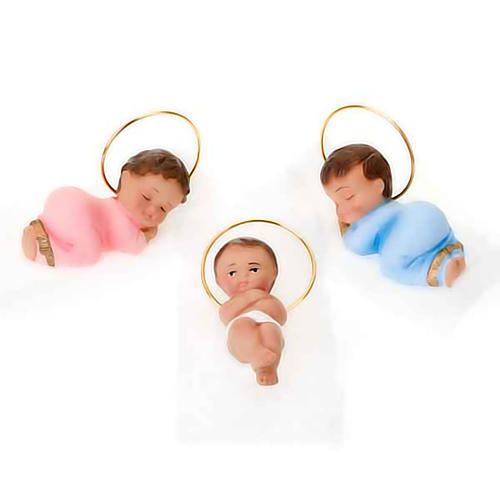 Pequeño niño Jesus yeso 6 cm