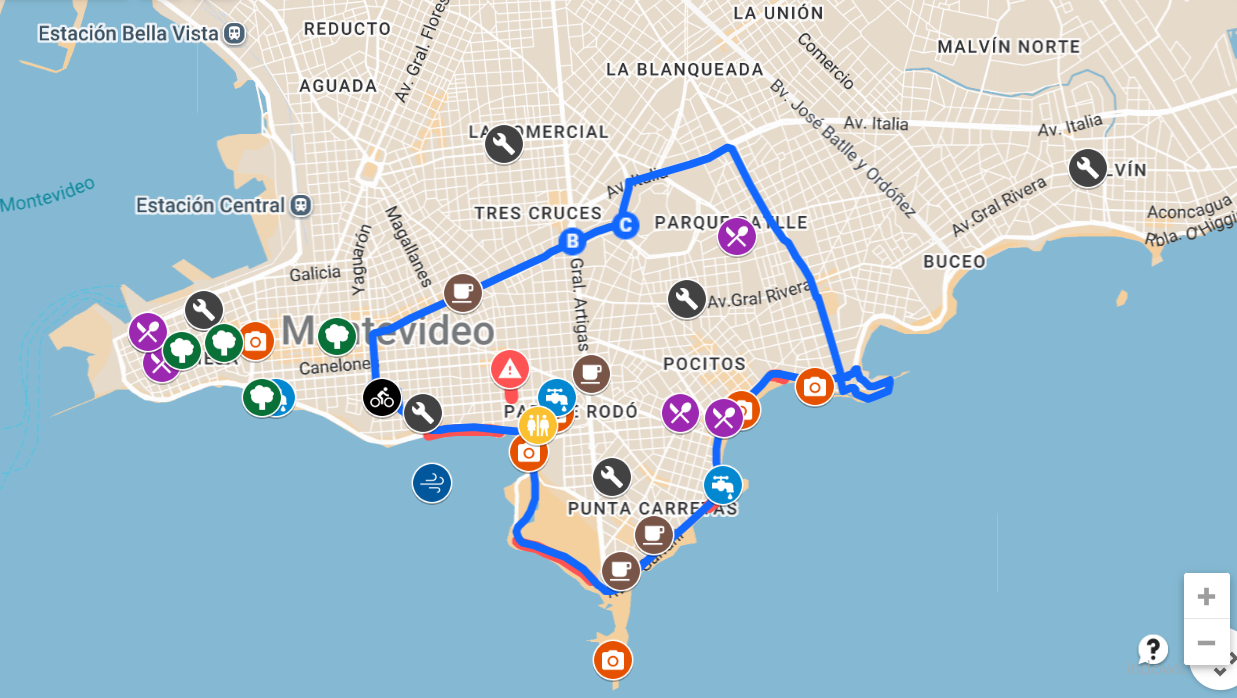 SMART RIDE 2 Rutas Mvd