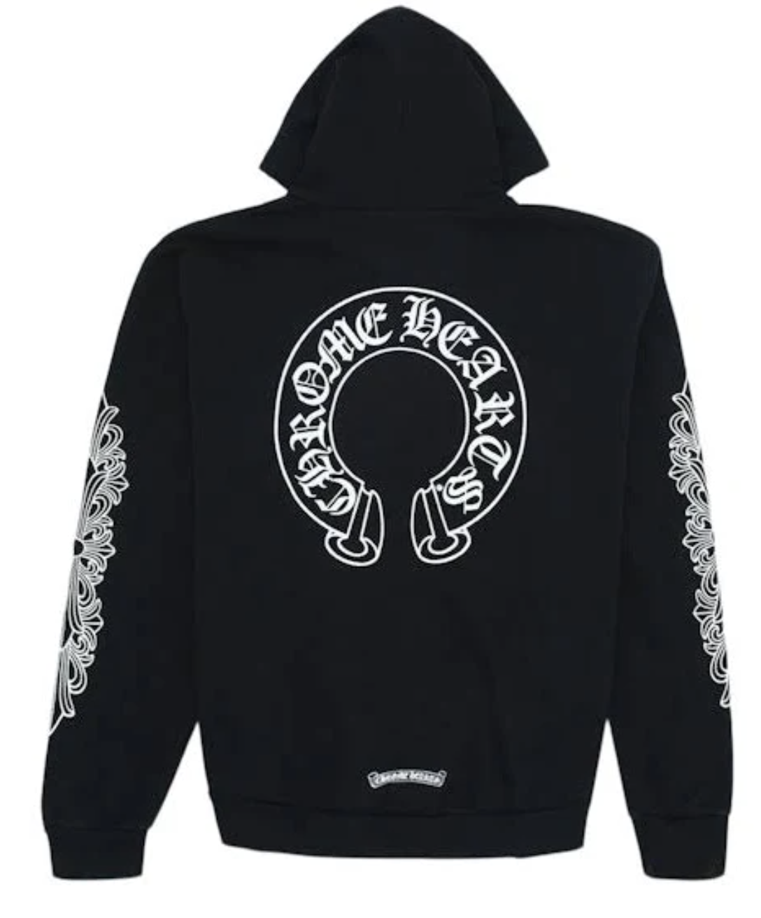 Chrome hoodie non zip up 