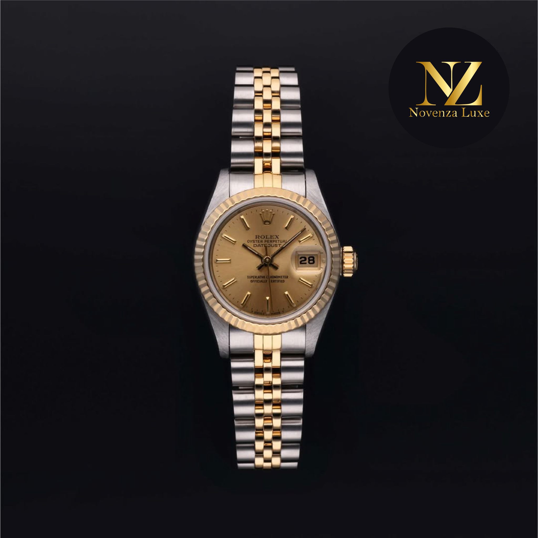 Rolex Lady-Datejust 28 — Oystersteel & Everose Gold