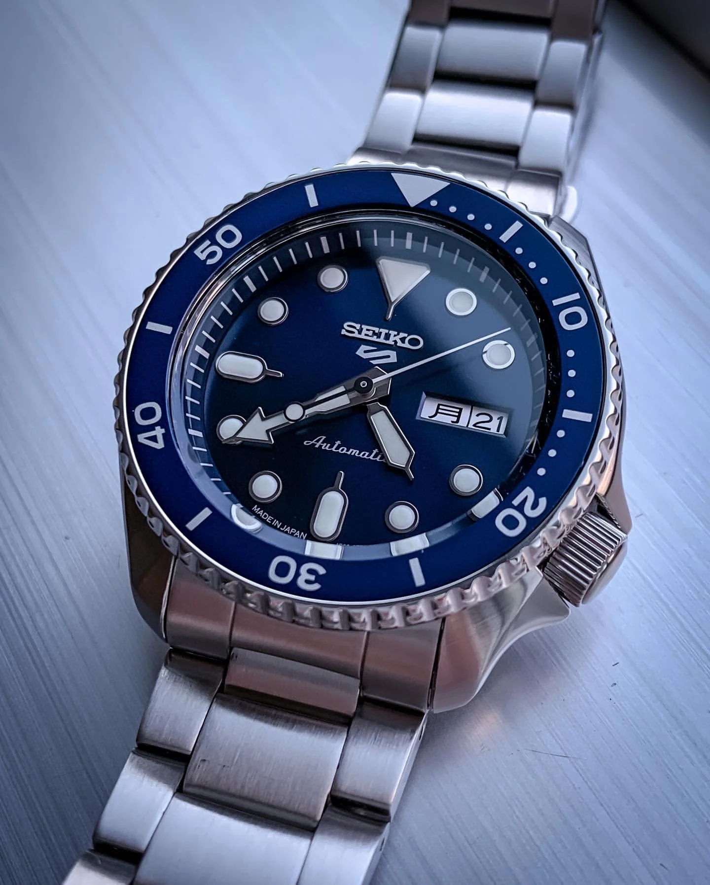 Seiko 5 Sports Automatic “Smurf” – Model SRPD51K1 / SRPD51 (Pre Owned)