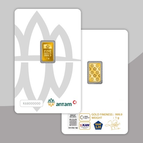Emas Antam 1 Gram Rp. 2.389.250