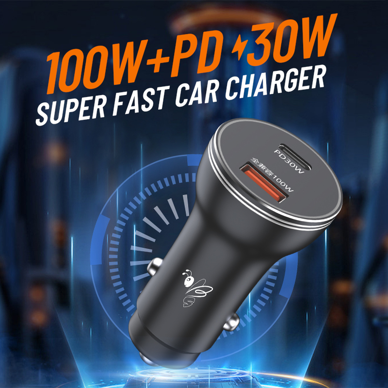 Hrolan 100W + PD 30W Car Charger