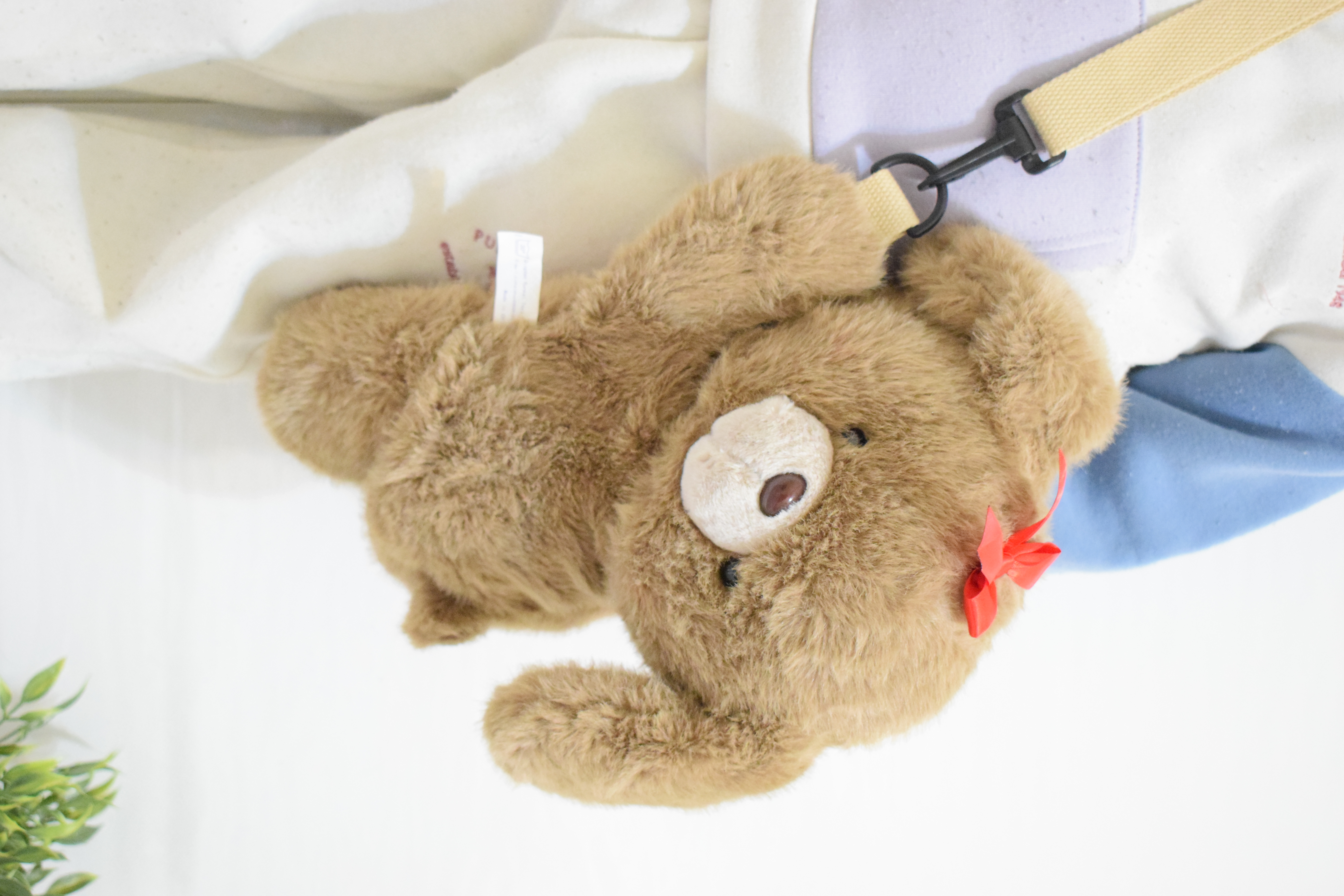 Plush Teddy Bear Sling Bag
