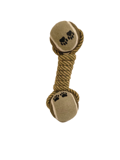 Dumble Shaped Dog Rope Toy