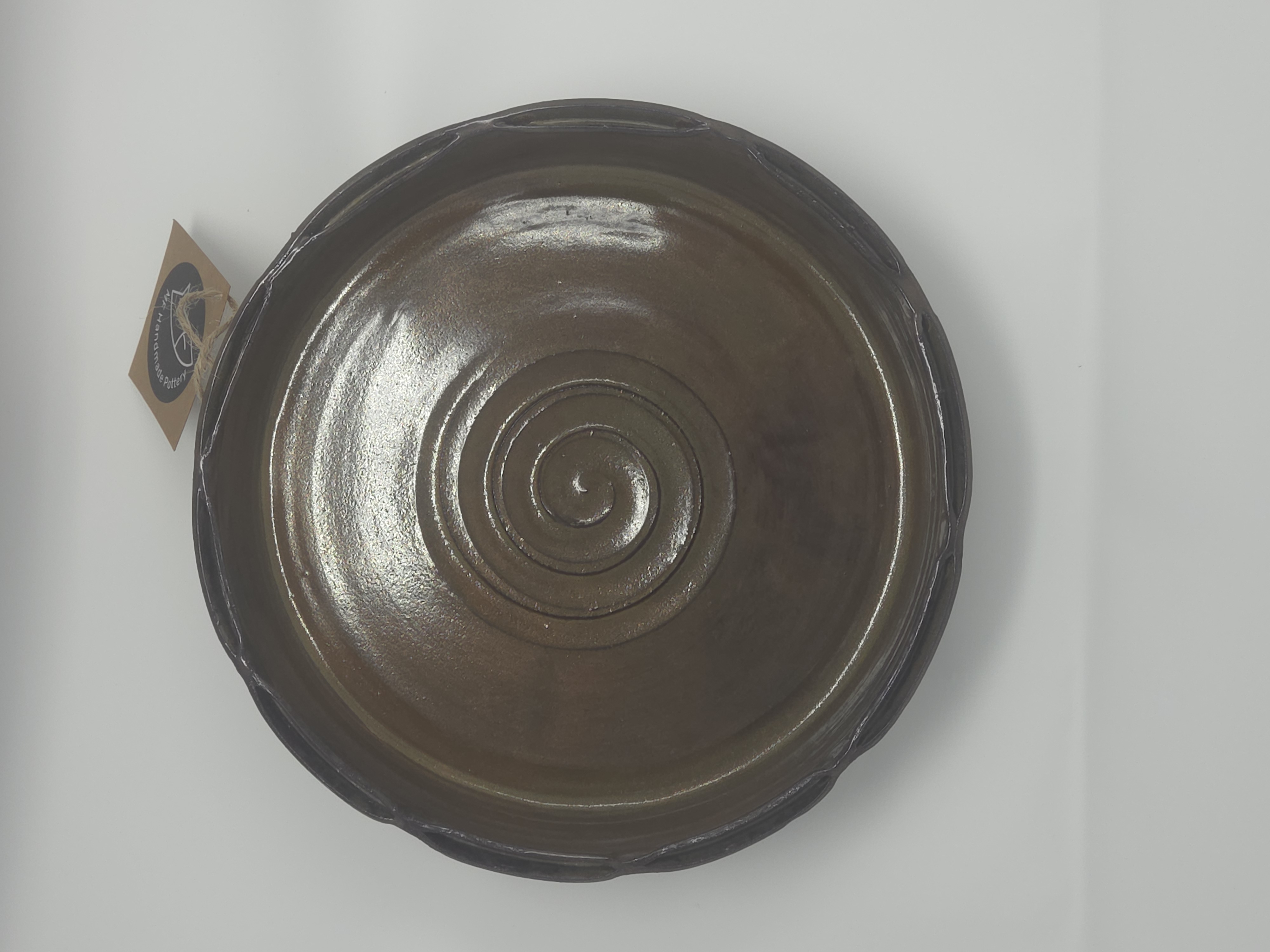 Handcrafted Ceramic Pie Plate