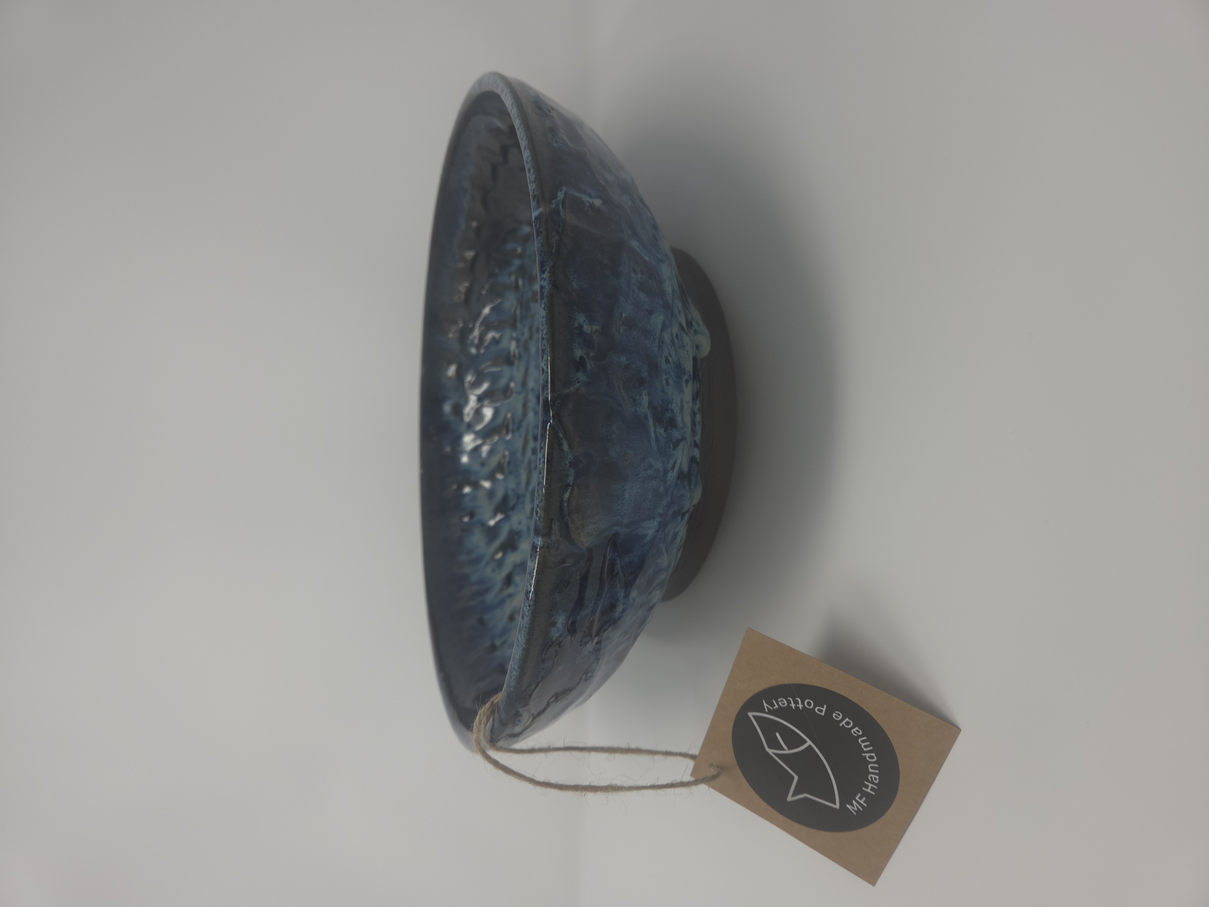 Handmade Blue Ceramic Bowl